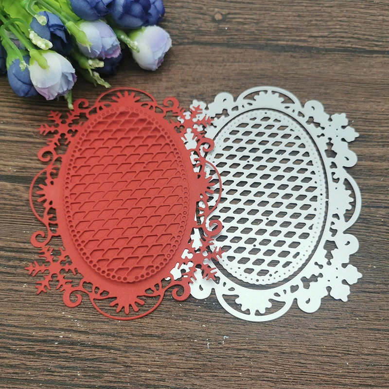 

AOKEDIY Snowflake photo frame Metal Cutting Dies Stencils For DIY Scrapbooking Decorative Embossing Handcraft Template
