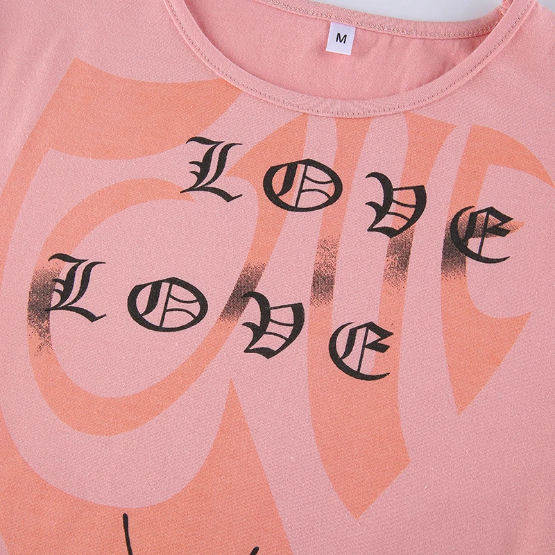 

IAMSURE Butterfly Pattern T Shirt Women Casual Basic Short Sleeve Tees Sweet Cute O-Neck Crop Tops 2021 Summer Y2K Streetwear