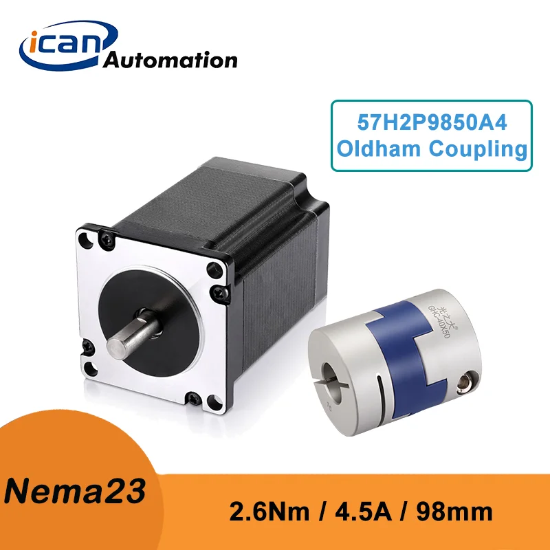 

ICAN Nema23 держатель мотора комплект 2.6Nm 4.5A вал Соединительный фланец муфты