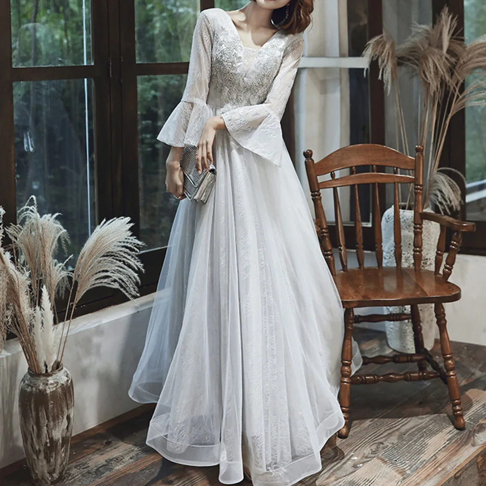 Женское вечернее платье кружевные цветочные платья Макси модное сексуальное