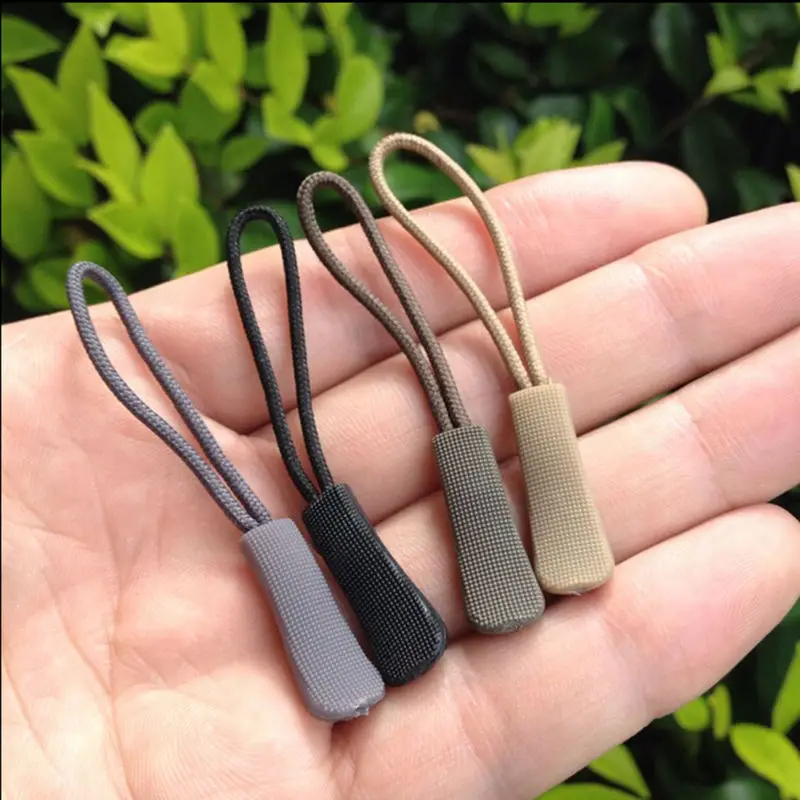 

High Quality 5pcs/set Pulls Cord Rope Strap Lariats EDC Plastic Zipper