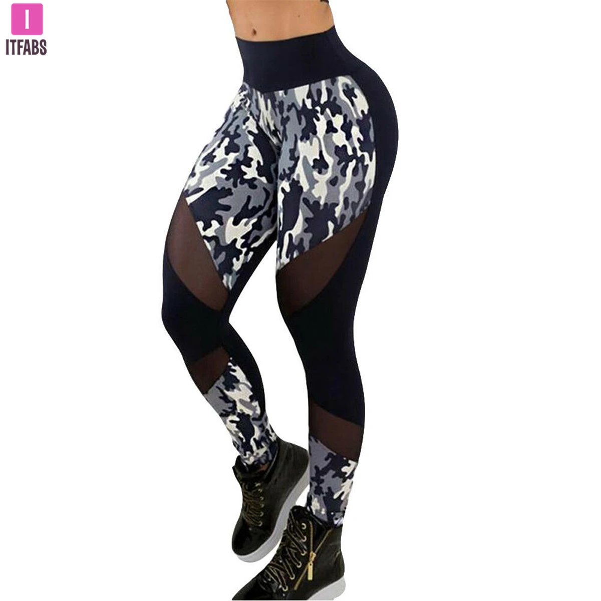 Леггинсы для йоги фитнеса женские спортивные штаны бега тренажерного зала
