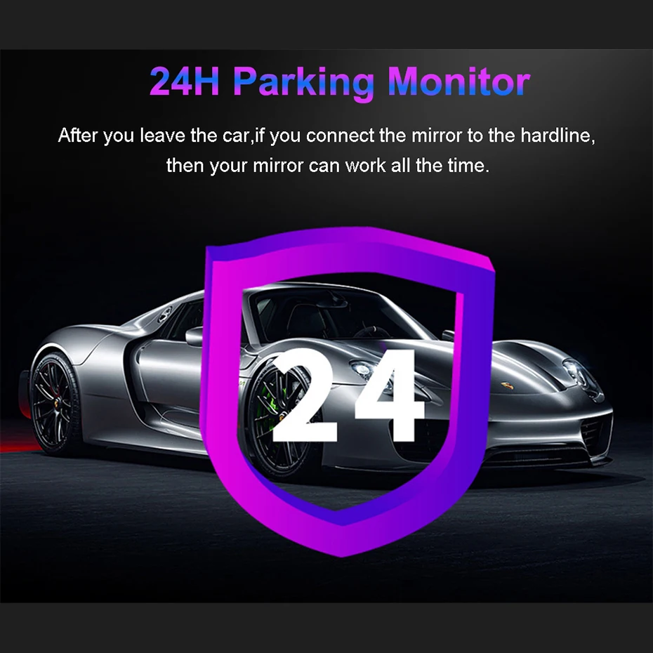 

WHEXUNE Full HD Dash Cam Dvr Dash 1080P Camera Car DVR WIFI Dashcam Novatek 96672 Car recorder dash cam Night Version G-sensor