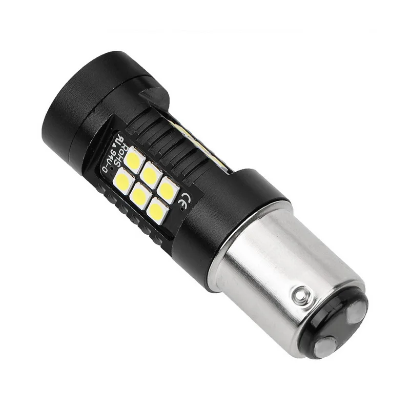 2 шт. 1156 21 Вт высокая яркость светодиодный Лампа стоп-сигнал светильник s 1157 2100LM