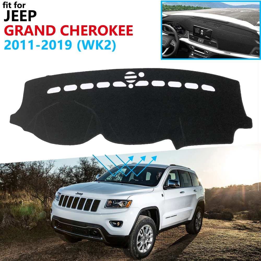 Защитная накладка на приборную панель для Jeep Grand Cherokee WK2 2011 ~ 2019 автомобильные