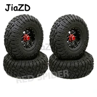 24pcs metal 1 9 beadlock wheel rim tires set for 110 rc crawler car axial scx10 90046 traxxas trx 4 redcat gen 8