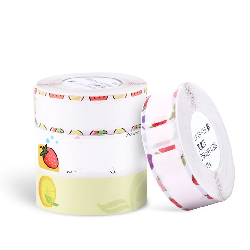 

Многоцветная термопечатная бумага NiiMBOT D11/D110 печать наклеек, водонепроницаемая бумага для печати этикеток, наклейка для супермаркетов