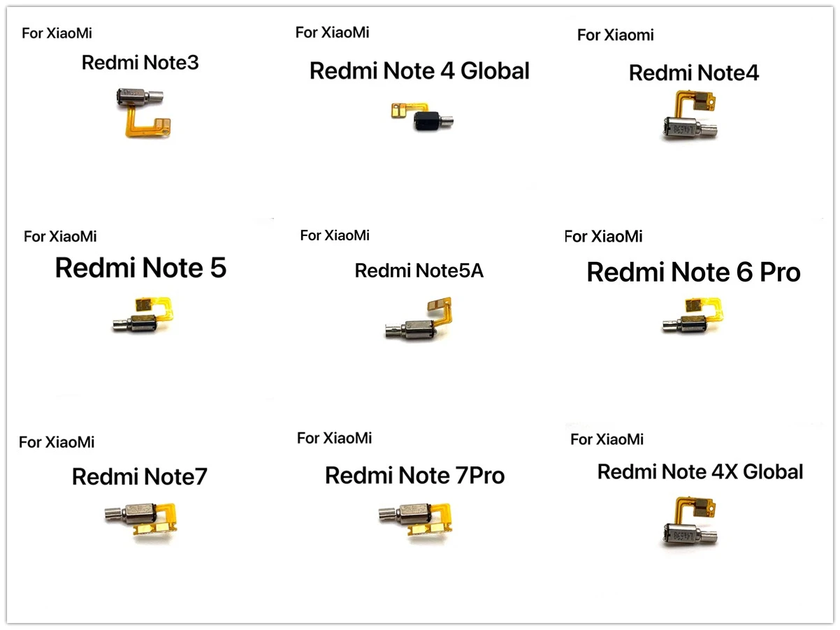 

Гибкий кабель с вибрационным модулем для XiaoMi Redmi Note3 3Pro 4 4X 5 5A 5Pro 6Pro 7 7Pro