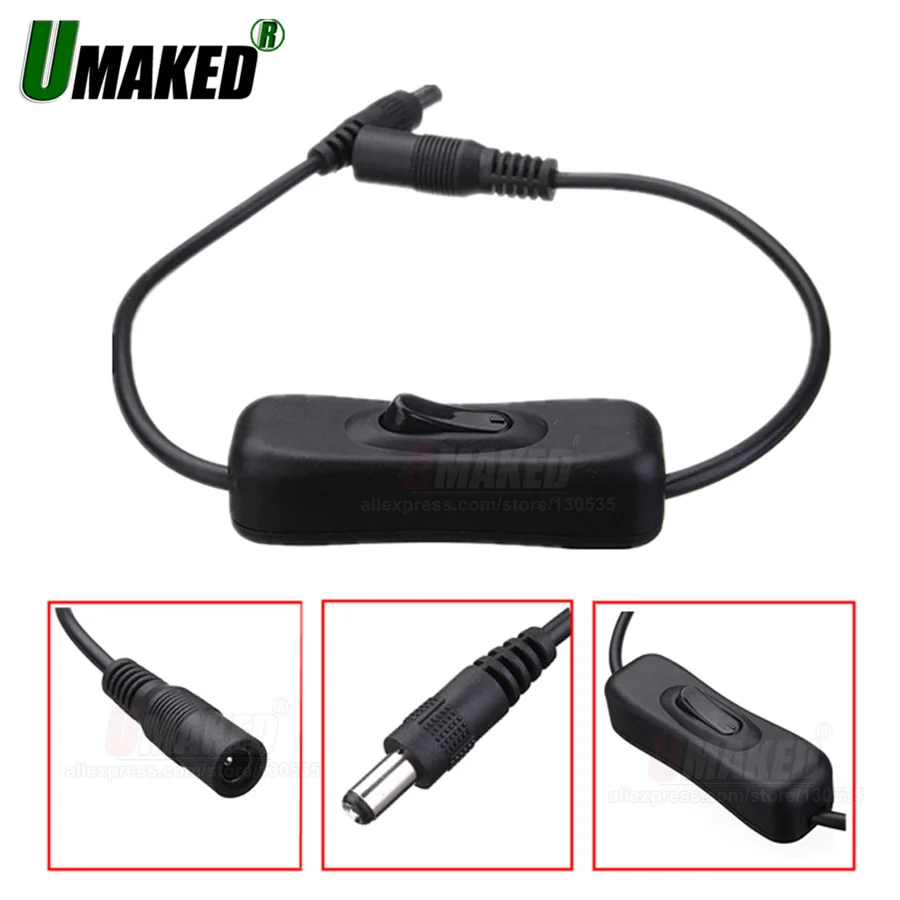 2 шт. оптовая цена 1x5 5 мм для линейного кабеля питания постоянного тока разъем