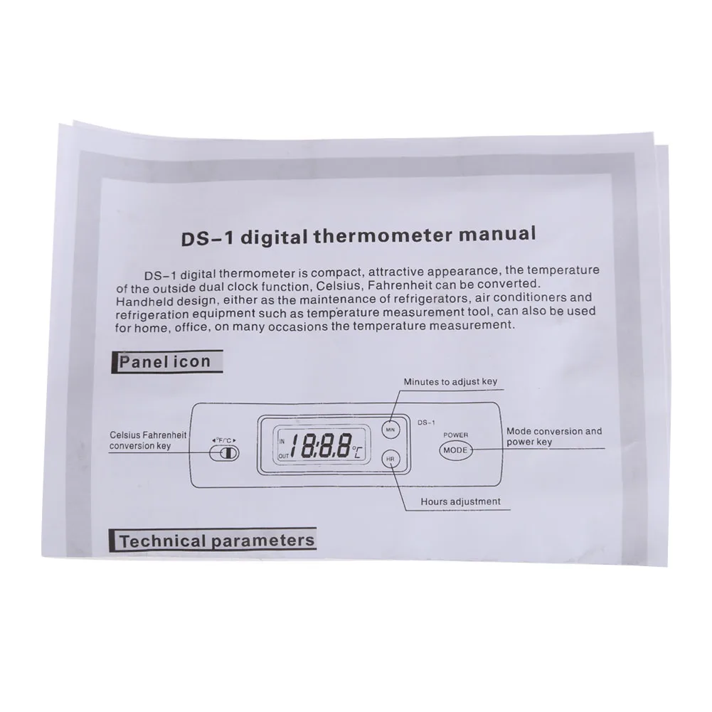 Цифровые часы с термометром цифровые для использования в помещении и на улице