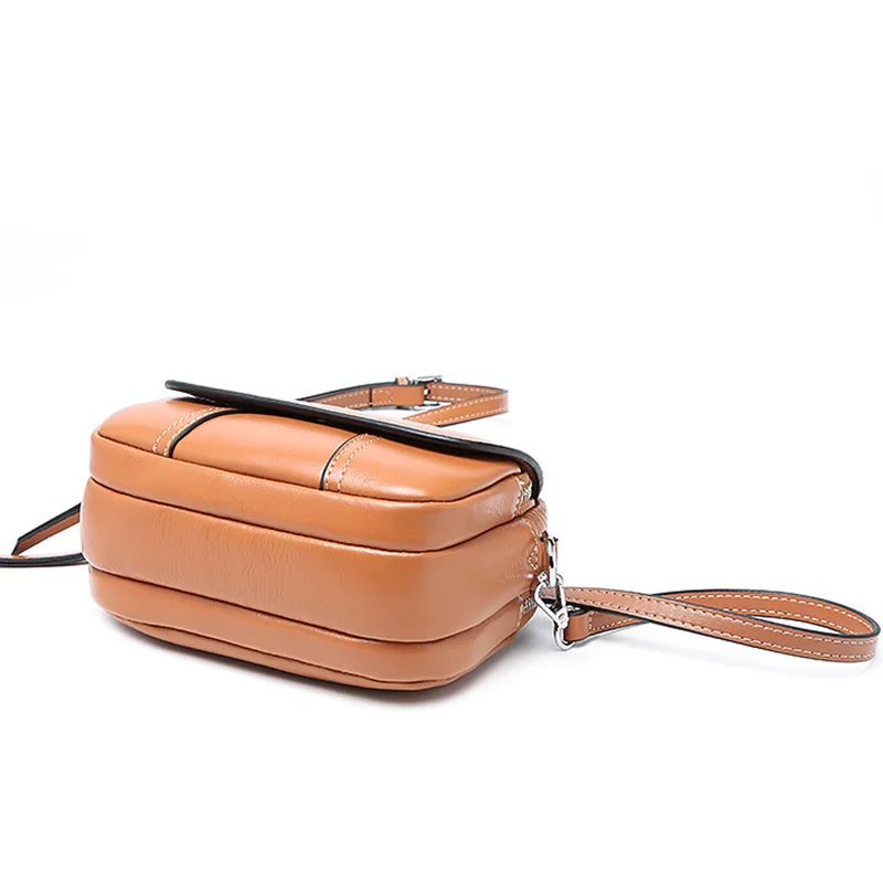 Женская сумка Кроссбоди из натуральной кожи 2021 маленькие мягкие женские сумки