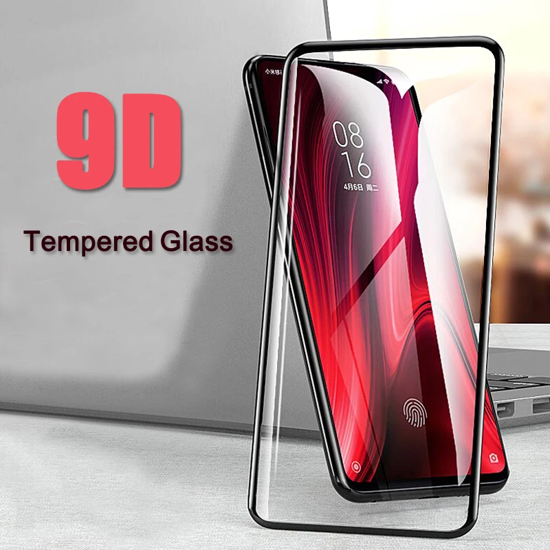 Защитное стекло закаленное 9D для Xiaomi mi 9 T pro redmi k20 pro|Защитные стёкла и плёнки