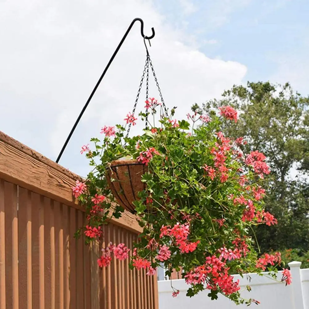 Вращающийся металлический кронштейн для цветочного горшка на балконе крючок