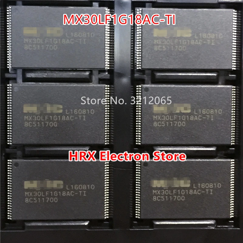 100% Новые оригинальные флэш-вспышки MX30LF1G18AC-TI TSOP48 NAND (5-20 шт.) | Электронные