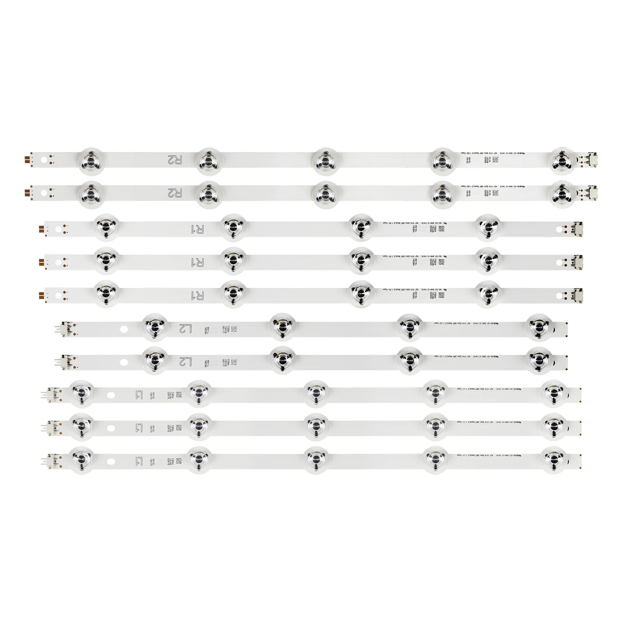 Led para lg tv para Panasonic Tira Retroiluminação vg f1 6916l 1809a 1808a 1807a 1810a V14 42lb673v Fino 42 Tx-42as650e Lc420duf