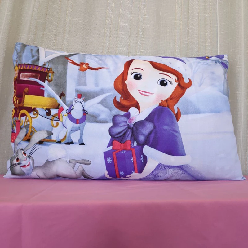 1 шт. детский чехол для подушки Принцессы Disney 48 х74 см|Наволочка| |