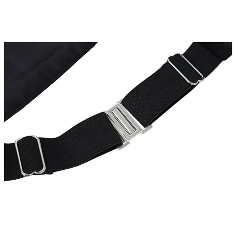 Атласный широкий пояс для смокинга + галстук бабочка Hanky Набор выпускного вечера