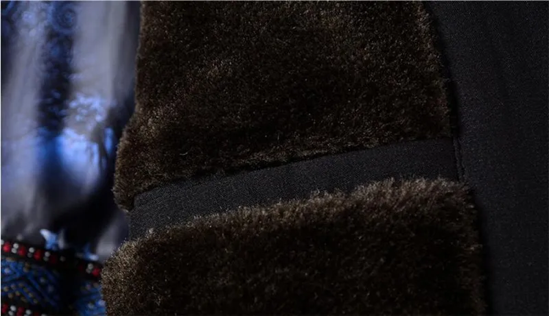 

Winter Fur Collar Coat For Men 2021 Middle-aged Father Business Casual Plus Velvet Cotton Padded Parka Coats Male Winter Outwear