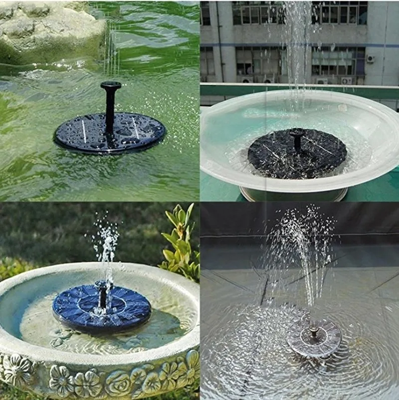 

Solar Floating Fountain Low Voltage DC Brushless Pump Courtyard Micro Sprinkler Rockery Landscape Outdoor Pool