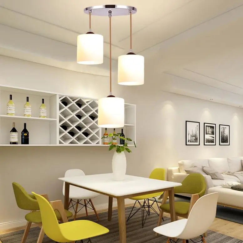 Nordic ресторан подвесной светильник бар маленькая люстра подъезд творческая