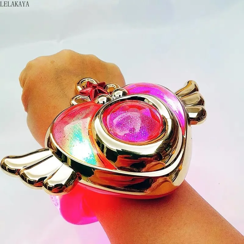 Экшн фигурки в виде розовой Луны для косплея футляр карт волшебная палочка