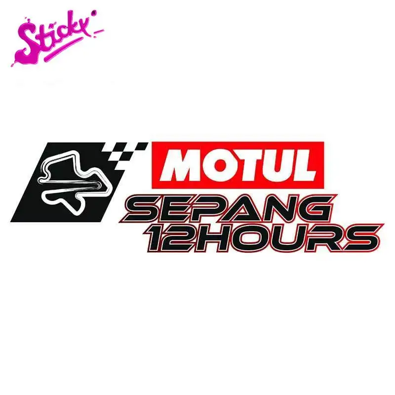 

STICKY Badge Brand Car Sticker Decal Decor for Motul Motorcycle Off-road Laptop Trunk Guitar PVC Vinyl Stickers