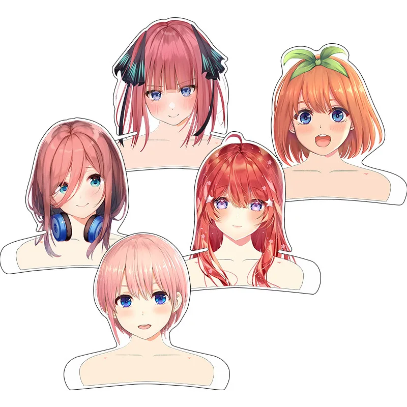 

Anime cartoon character shape The Quintessential Quintuplets coat hanger clothes stand Model fans Gift