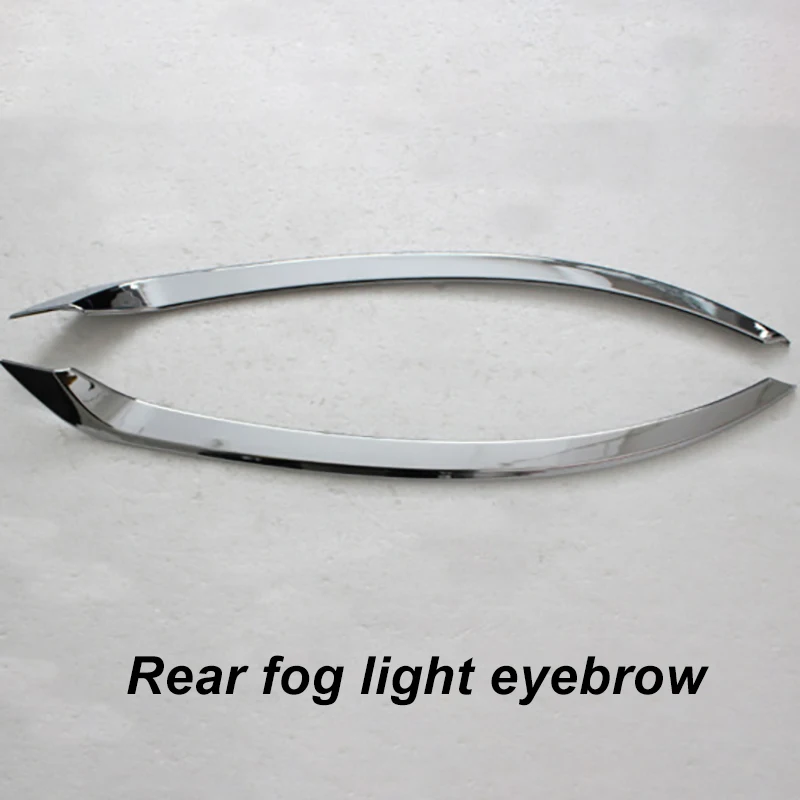 

2 шт., декоративные хромированные полосы для передних противотуманных фар Volvo XC90 XC 90 2015 2016 2017 2018