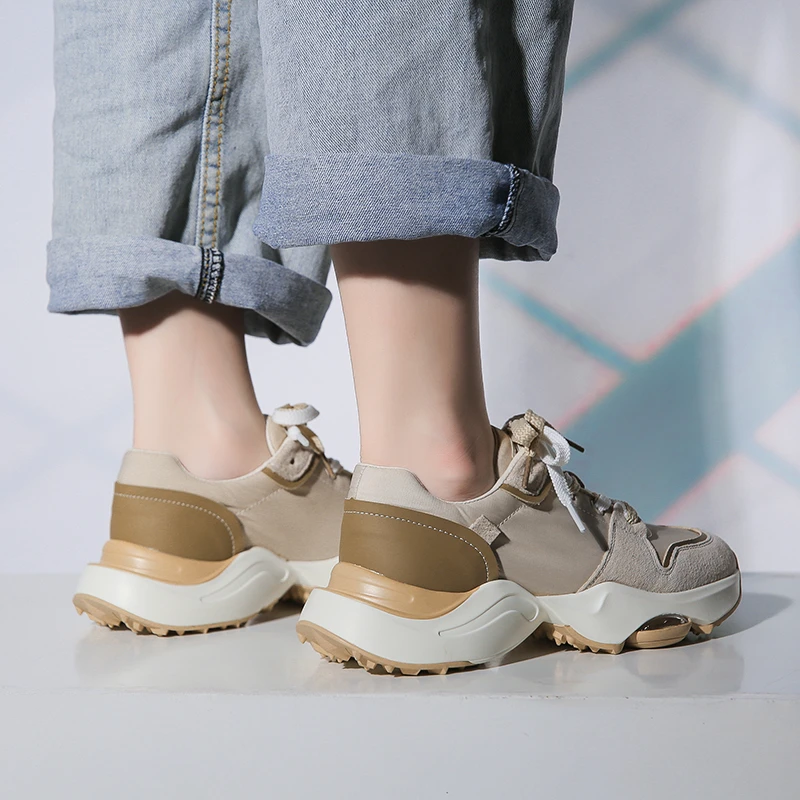 

Sneakers Women Shoes 2021 Fashion Breathable Thick Casual Sport Basket Ladies Trainers Platform Sneakers Women Chaussure Femme