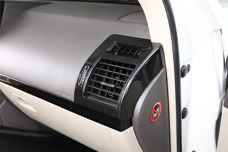 Для Toyota Land Cruiser Prado FJ150 150 ABS боковые передние воздушные Conditiong Vent Trim автомобильные аксессуары для LC Prado 2шт
