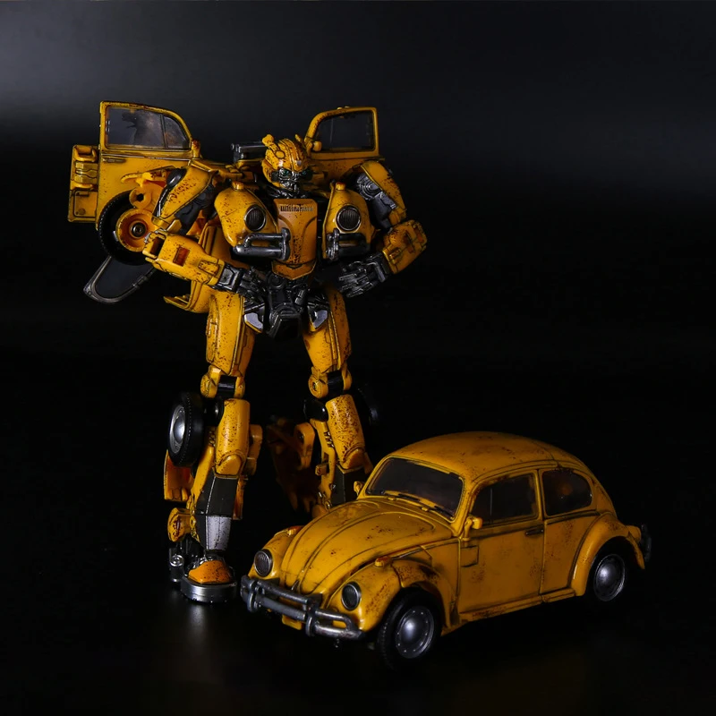 Anime Deformation Car Miniature Robot Chevrolet Camaro Alloy Toys Marvel Movie Action Figure Doll Model Children Birthday Gift | Игрушки и