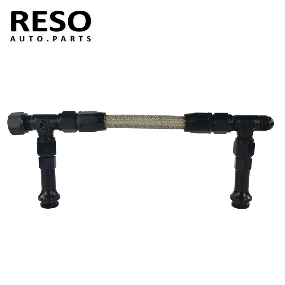 RESO AN8 8AN двойная подача топливная леска Carb для Holley Dominator 4500 Series 7/8 &quot 20 thread|Подача и