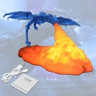 Лампы в виде дракона, светодиодный ночсветильник с 3D принтом и огненным светом для дома, ночная лампа, лучший подарок для детей, декоративсветильник лампа для спальни