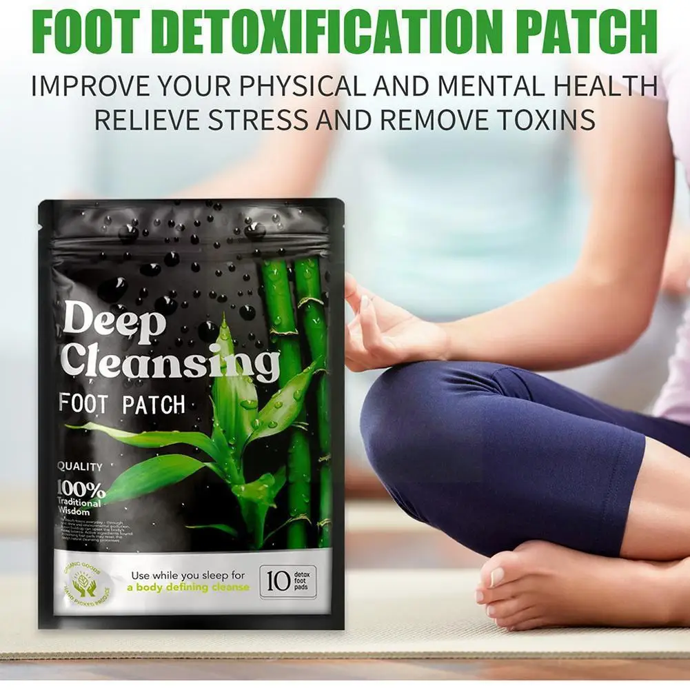 

Natural Foot Detox Patch Deep Sleep Body Toxins Feet Dropship Slimming HerbalAdhesive Cleansing E7B5