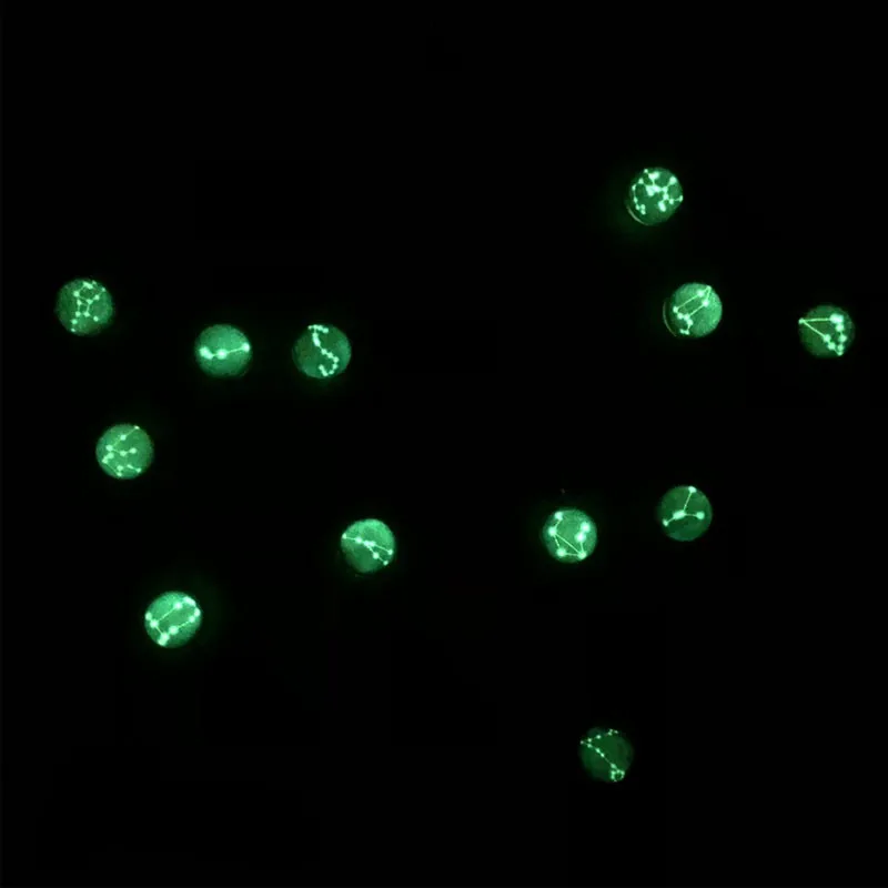 15 мм двенадцать созвездий светящиеся закладки звезды металлические перьевые для