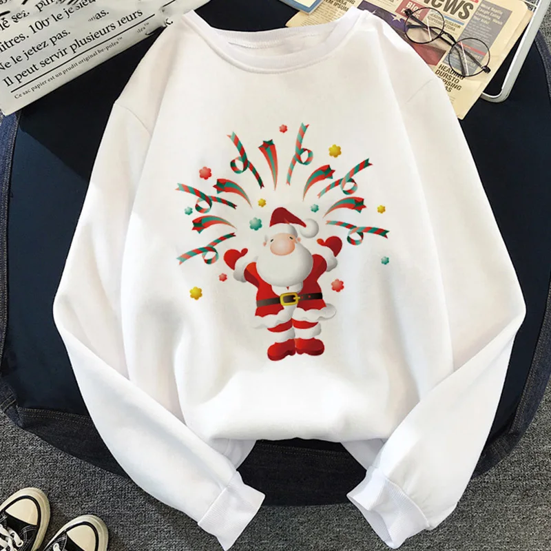 

Oversized Sweatshirt Winter StreetwearHug Action Christmas Snowman Print Hoodies Pullovers Fashion Harajuku Hoodie Loose Style