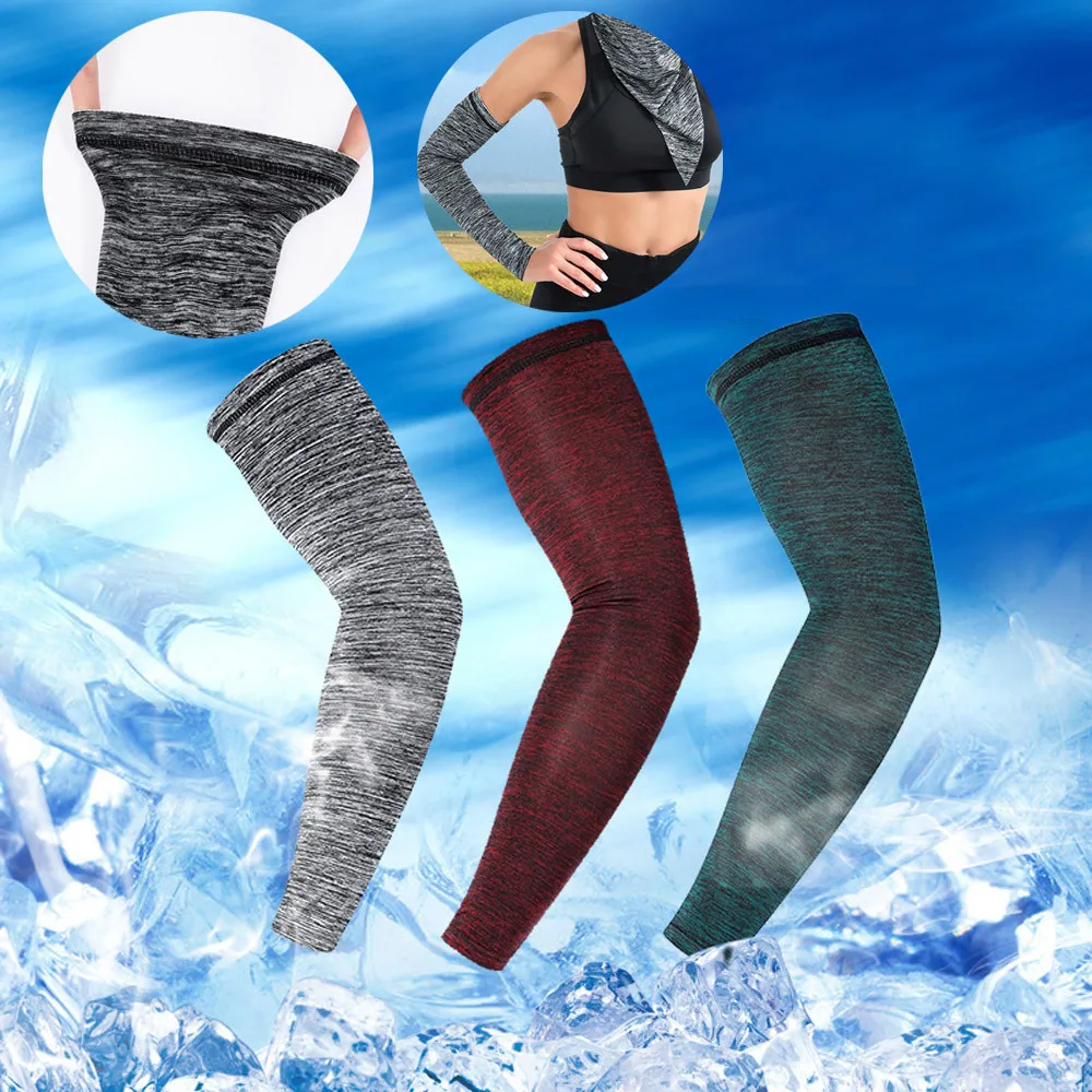 

Arm Sleeves Warmers Sports Sleeve Sun UV Protection Hand Cover Cooling Warmer Running Fishing Cycling Ski mangas para brazo