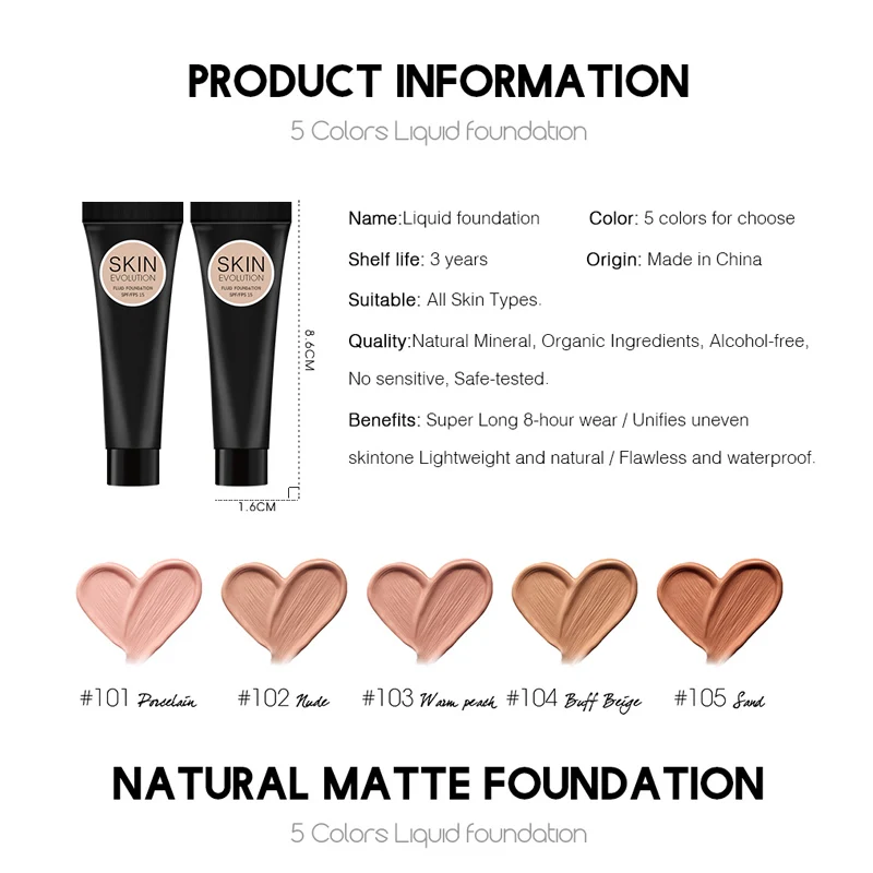 KADITION увлажняющий Макияж матовая основа для лица полное покрытие изменение цвета