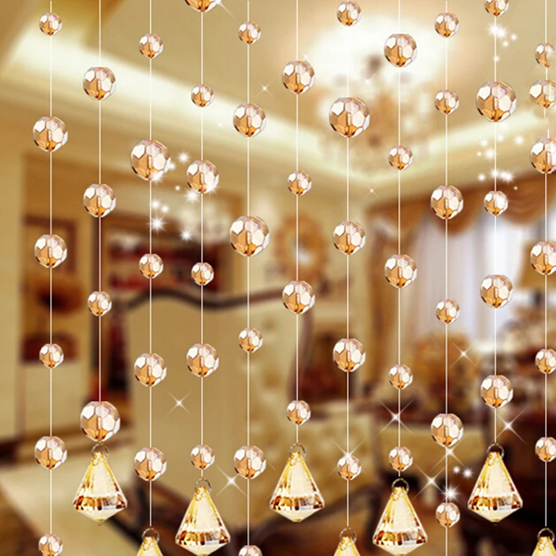 Занавески из бусин Хрустальная занавеска восьмиугольные занавески бисера на