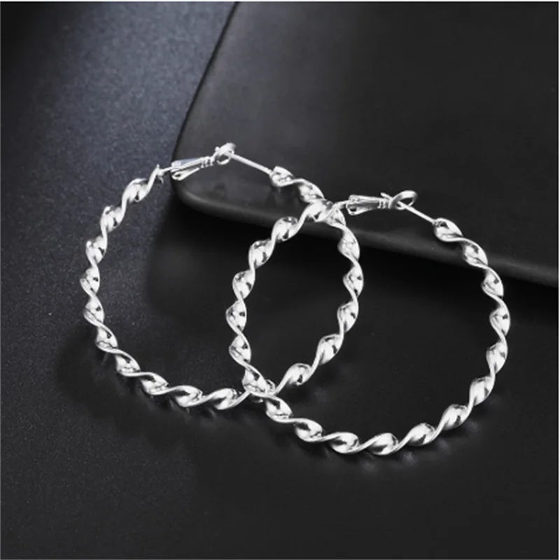 

hoop earrings high quality big circle round fashion women party Jewelry nice wedding Wholesale