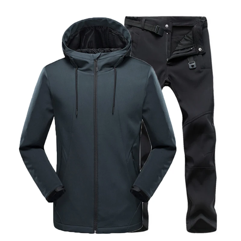 Мужские зимние штаны для походов рыб лагеря восхождений лыж теплая рыболовная