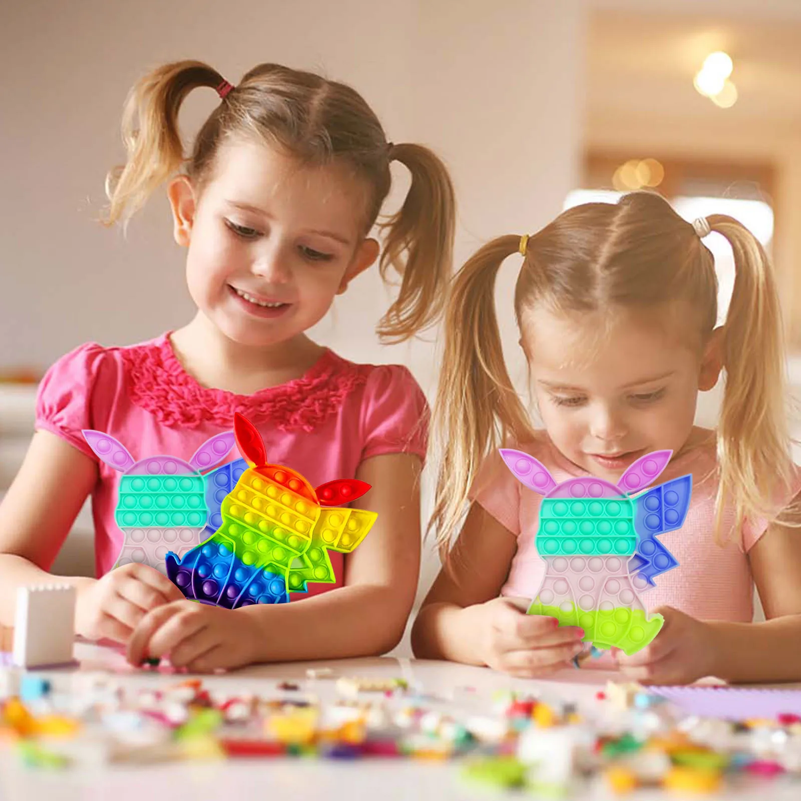 Антистресс новинка Радужный Пузырь для рук | Игрушки и хобби