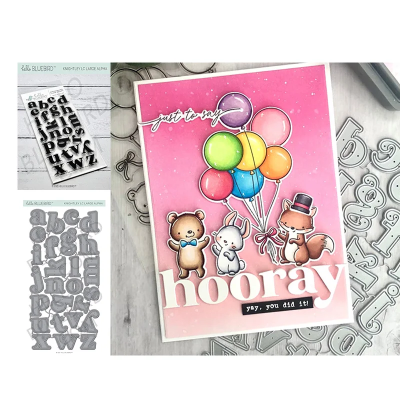 

New Arrival English Alphabet Letters Metal Cutting Dies and Stamps for Scrapbooking Diy Seal Craft Stencil Card Make Album Sheet