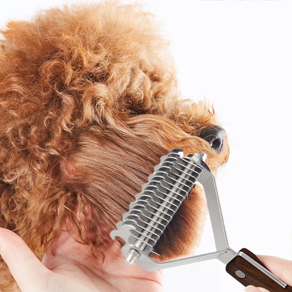 Профессиональная щетка для собак мягкая эффективная безопасная расческа грабли