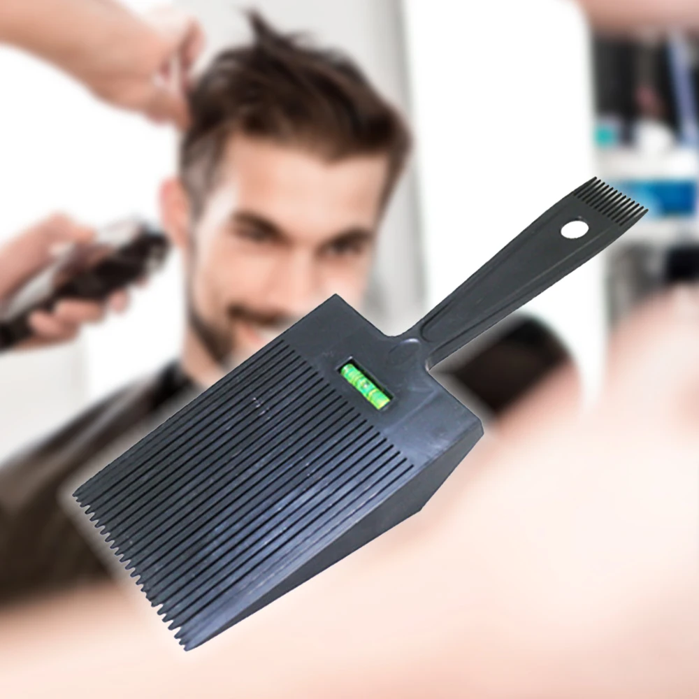 

Man Comb Hairpin Flat Combs With Balancing Ruler Flat Topper Style Hairbrushes Hairdressing Tool 1 Pc