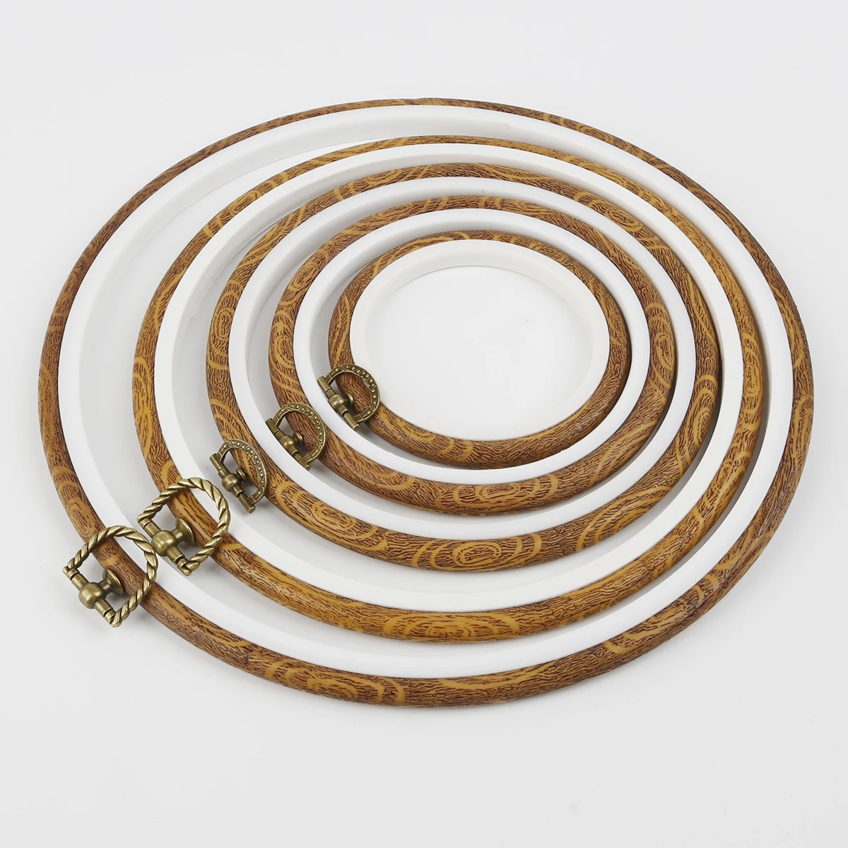 Деревянная бамбуковая рамка кольцо для вышивки круглая петля детской рукоделия