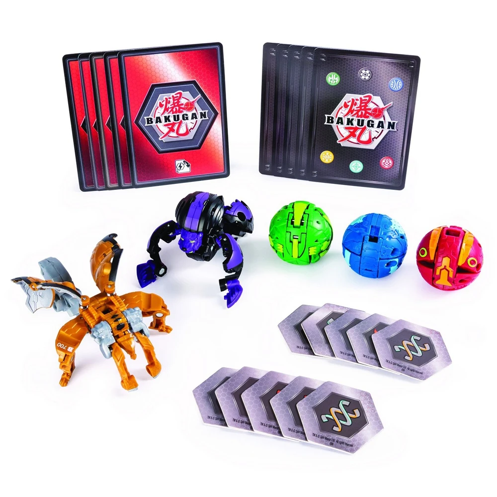 Набор игровой Bakugan фигурка трансформер Даркус Хидорус и Аврелиус Гарганоид