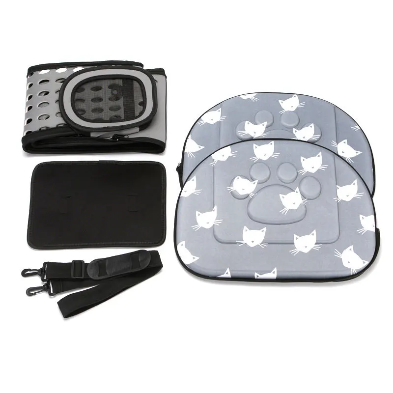 Складная портативная дорожная клетка для кошек складная сумка-тоут сумка через