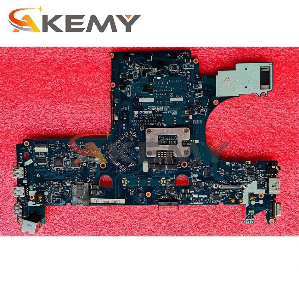 Akemy QAM00 LA-7731P I3-3130M для Dell Latitude E6230 Материнская плата ноутбука CN-0W7YTC W7YTC материнская
