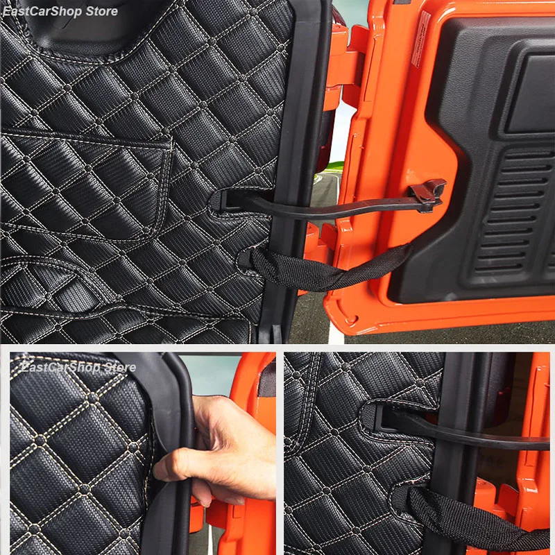 

Car All Surrounded Rear Trunk Mat Car Boot Liner Tray Custom Protective Mat for For Jeep Wrangler Sahara Rubicon 2018 2019 2020